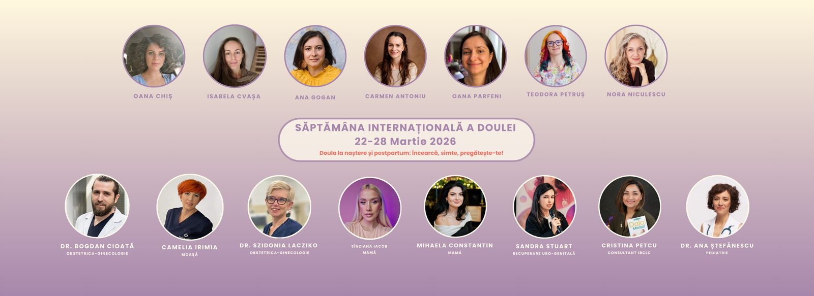 Săptămâna Internațională a Doulei 2026 21 hero slider